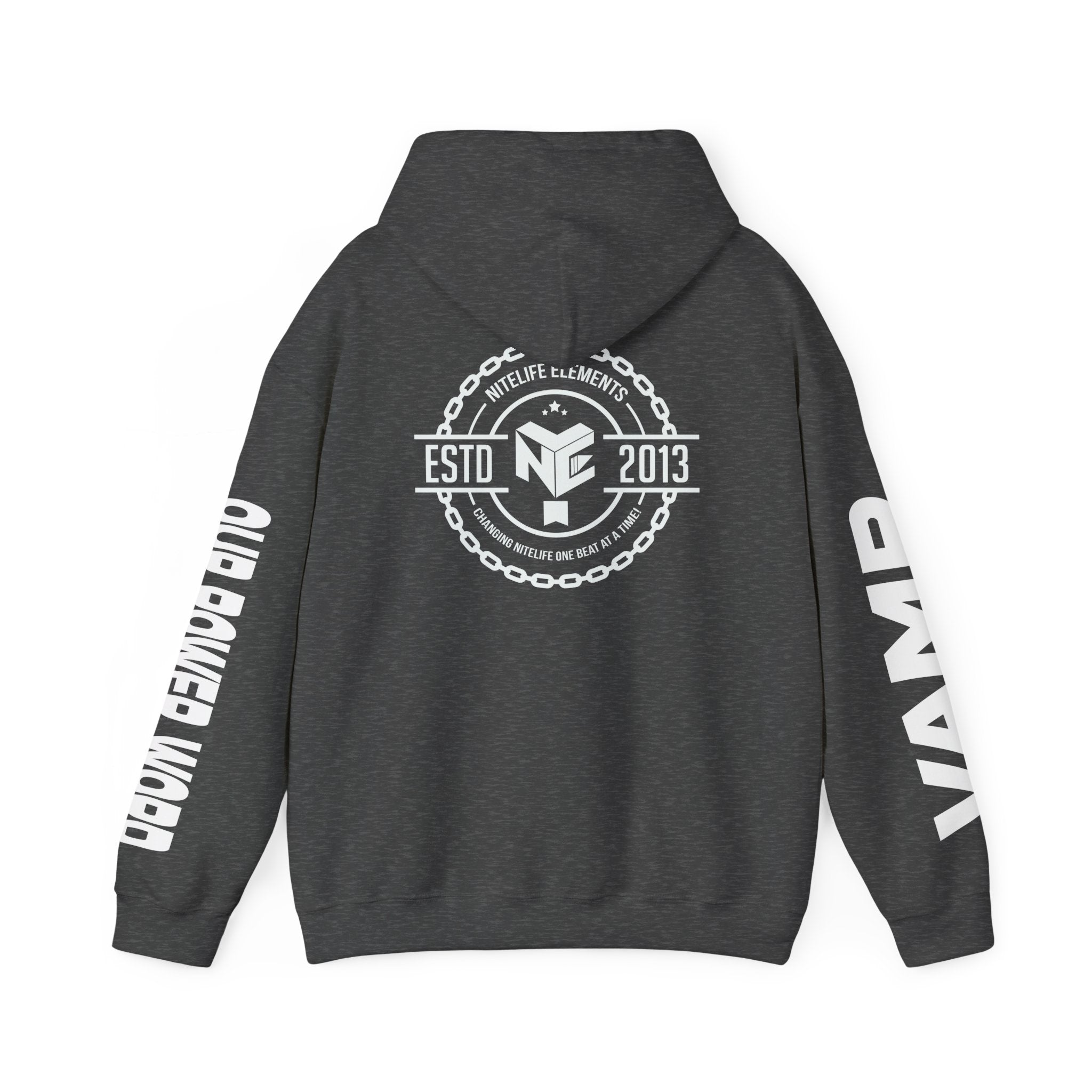 "Nightlife Elements" Customizable Unisex Heavy Blend Hoodie β Personalize w/Power Word